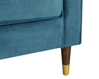 Thatcher Velvet 2 Seater Sofa