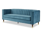 Thatcher Velvet 3 Seater Sofa