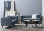 Thatcher Velvet 2+3 Seater Sofa