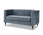 Thatcher Velvet 2 Seater Sofa