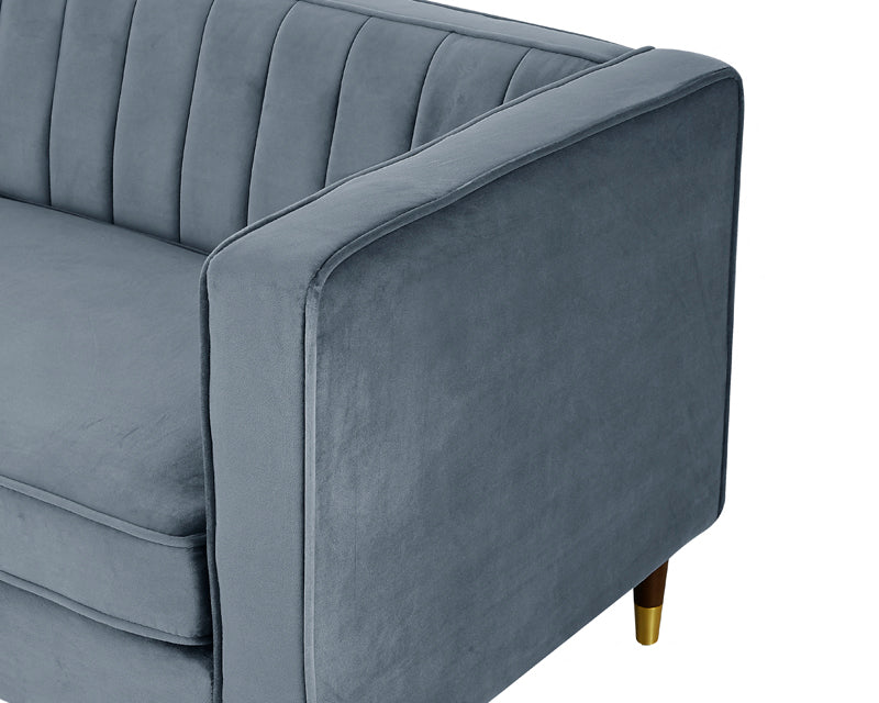 Thatcher Velvet 2 Seater Sofa