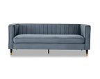 Thatcher Velvet 3 Seater Sofa