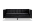 Thatcher Velvet 3 Seater Sofa