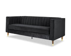 Thatcher Velvet 3 Seater Sofa