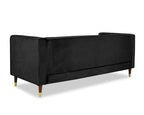 Thatcher Velvet 3 Seater Sofa
