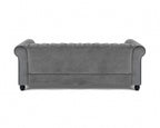 Ellington Studded Velvet 3 Seater Sofa