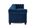 Ellington Studded Velvet 3 Seater Sofa