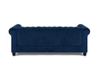 Ellington Studded Velvet 3 Seater Sofa