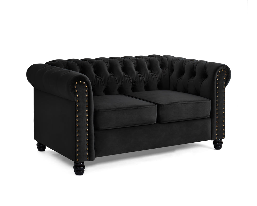 Ellington Studded Velvet 2 Seater Sofa