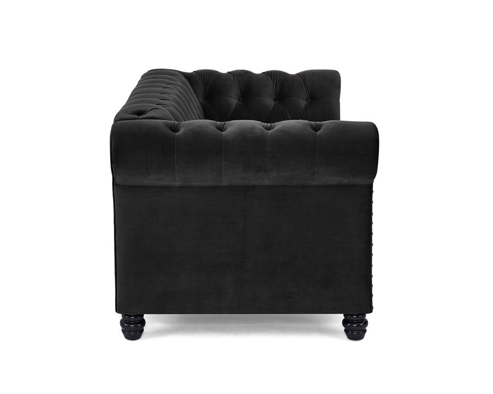 Ellington Studded Velvet 2+3 Seater Sofa