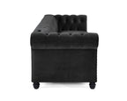 Ellington Studded Velvet 3 Seater Sofa