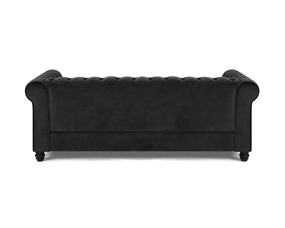 Ellington Studded Velvet 3 Seater Sofa