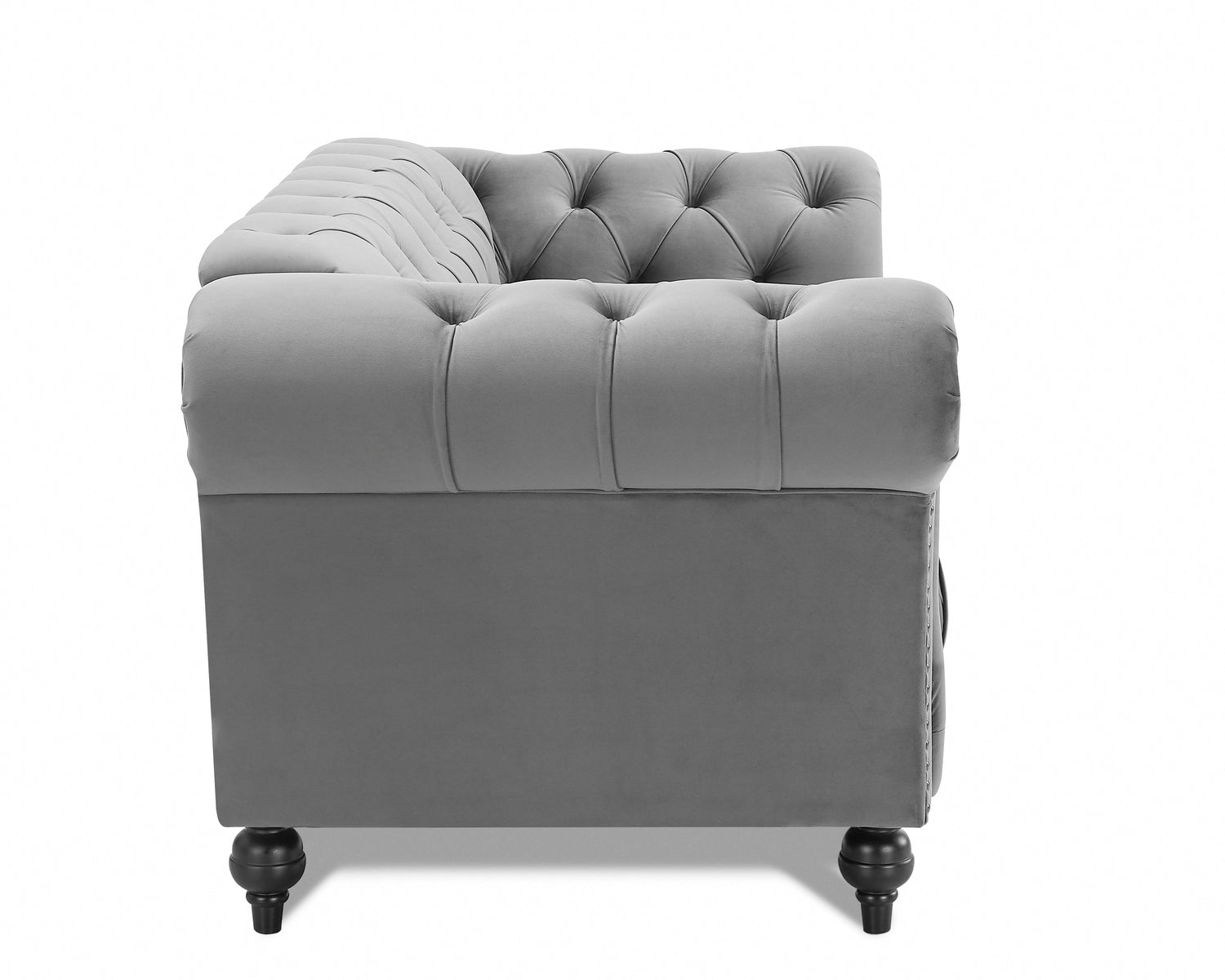 Marley Velvet Curved Sofa 2seater