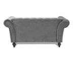 Marley Velvet Curved Sofa 2seater