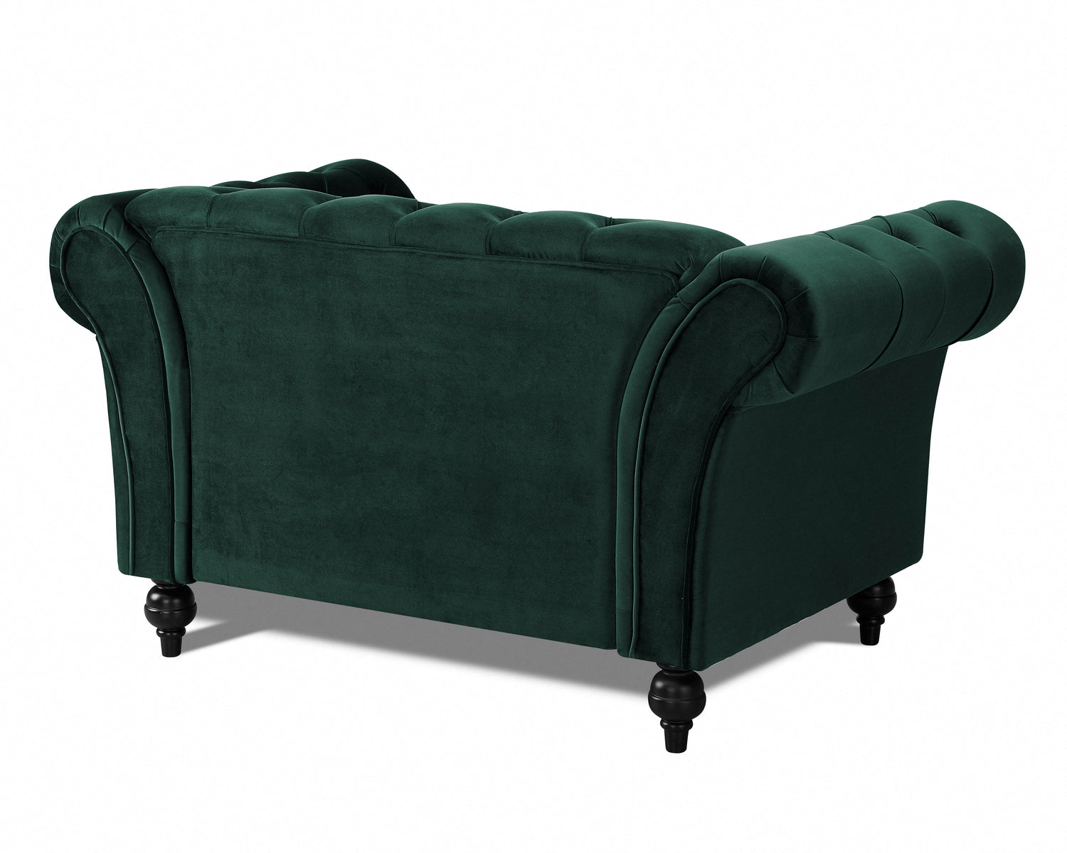 Marley Velvet Curved Sofa 1.5 Seater