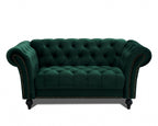 Marley Velvet Curved Sofa 2seater