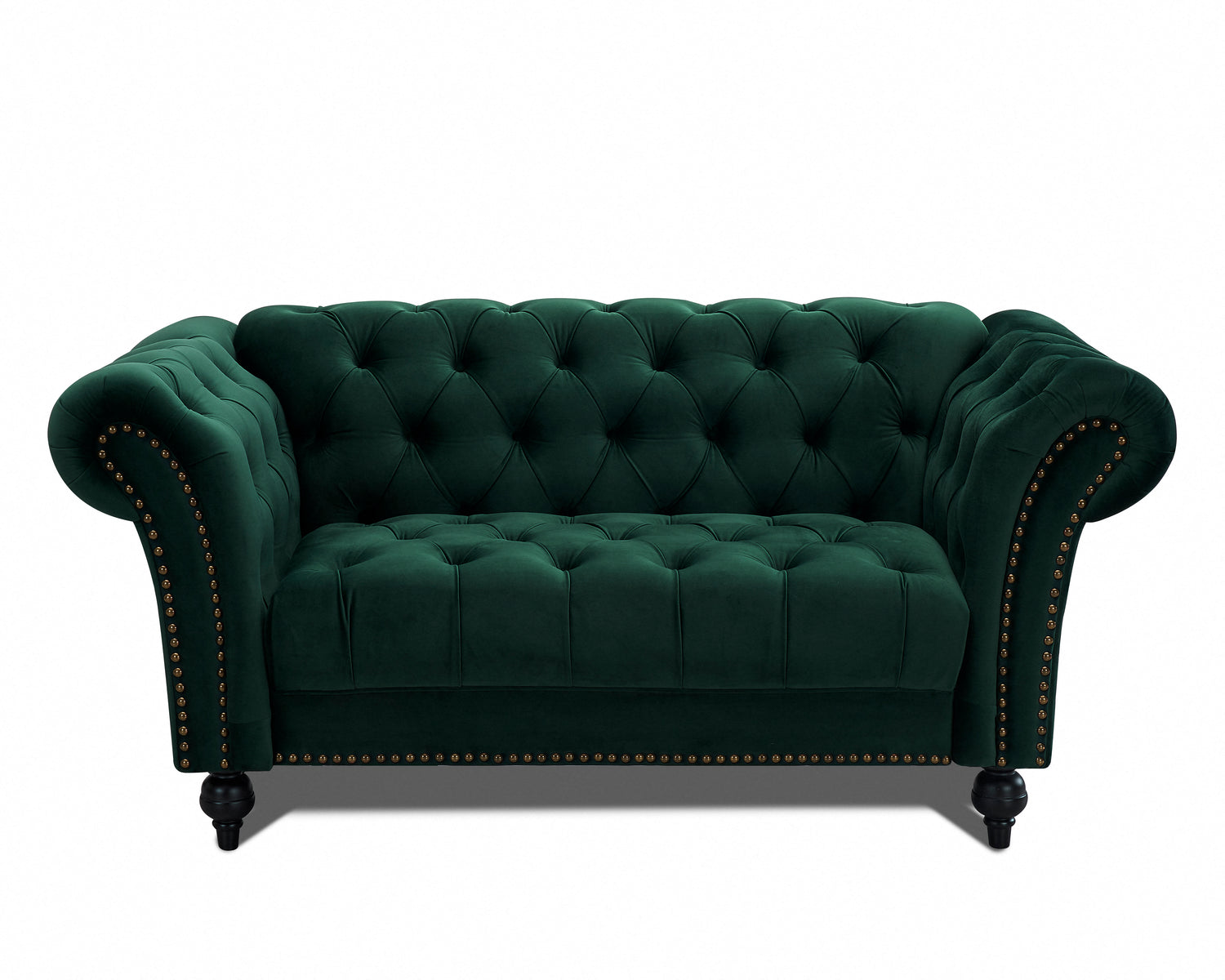 Marley Velvet Curved Sofa 2seater