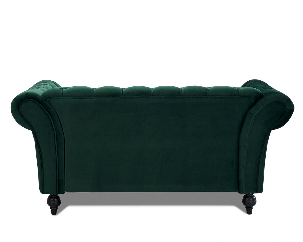 Marley Velvet Curved Sofa 2seater