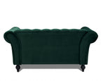 Marley Velvet Curved Sofa 2seater