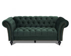 Marley Velvet Curved Sofa 3s