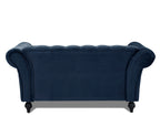 Marley Velvet Curved Sofa 2seater