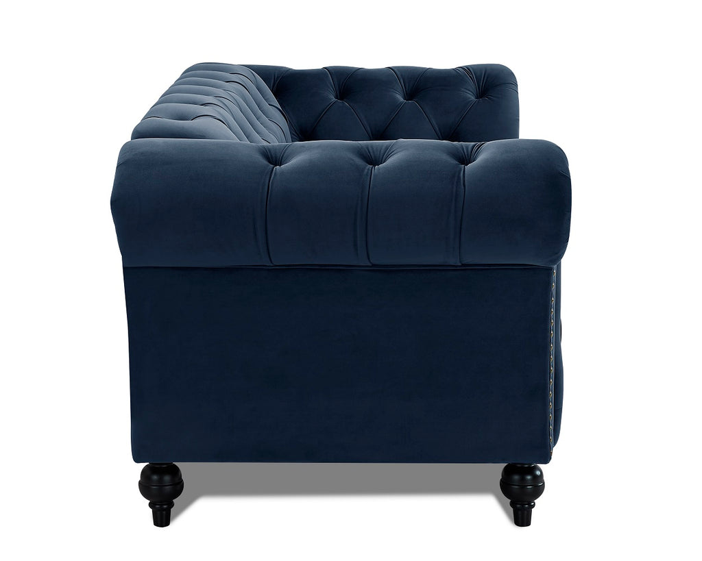 Marley Velvet Curved Sofa 2seater