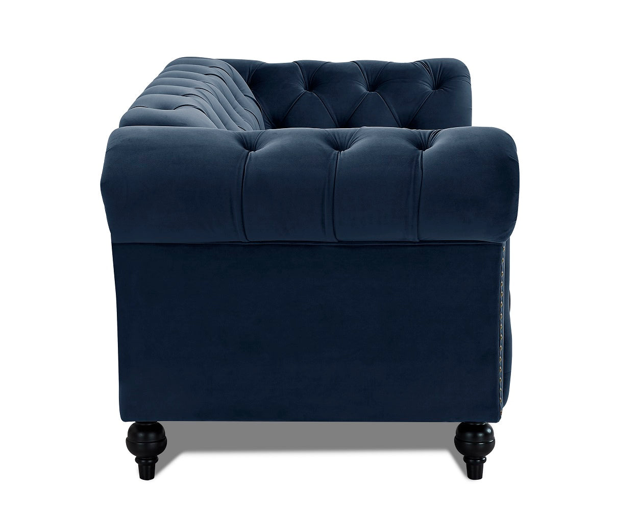 Marley Velvet Curved Sofa 2seater