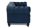 Marley Velvet Curved Sofa 3s