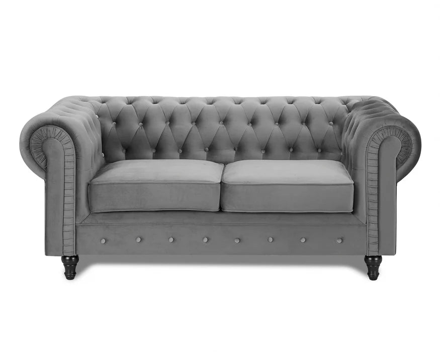 Ellington Studded Velvet 2+3 Seater Sofa