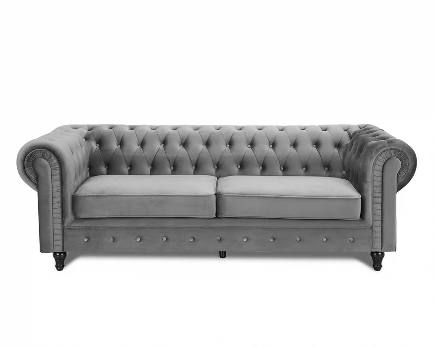 Ellington Studded Velvet 2+3 Seater Sofa