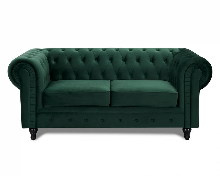 Ellington Studded Velvet 2+3 Seater Sofa