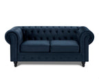 Ellington Studded Velvet 2+3 Seater Sofa
