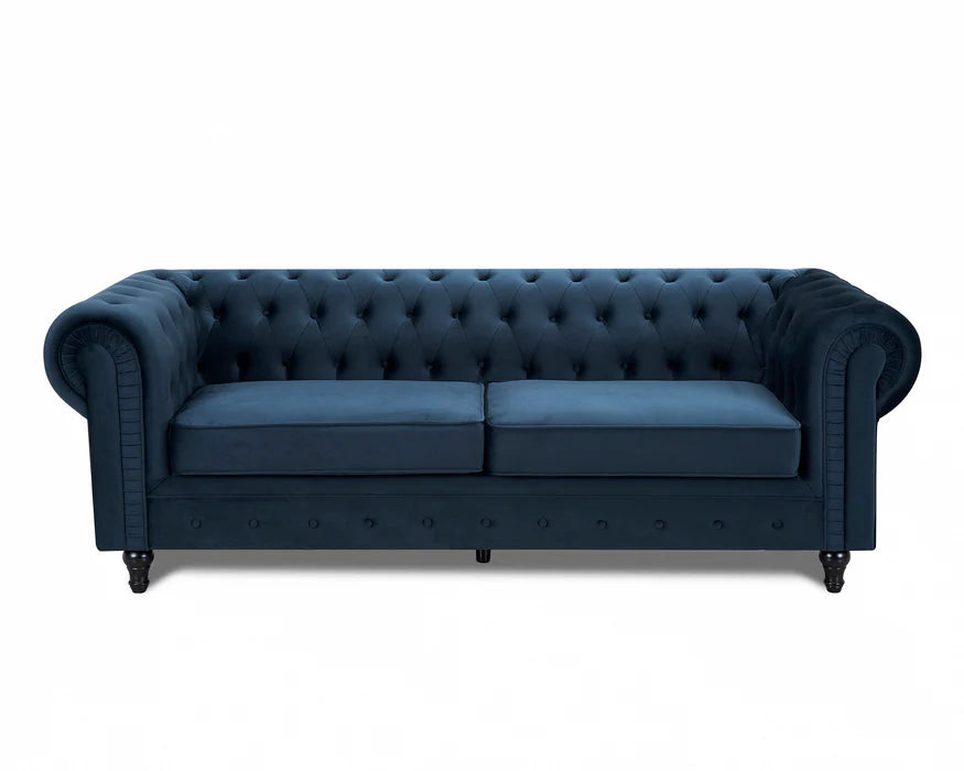 Ellington Studded Velvet 2+3 Seater Sofa