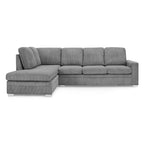 Jasper Jumbo Cord Fabric Left Hand Corner Sofa