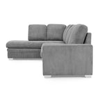 Jasper Jumbo Cord Fabric Left Hand Corner Sofa