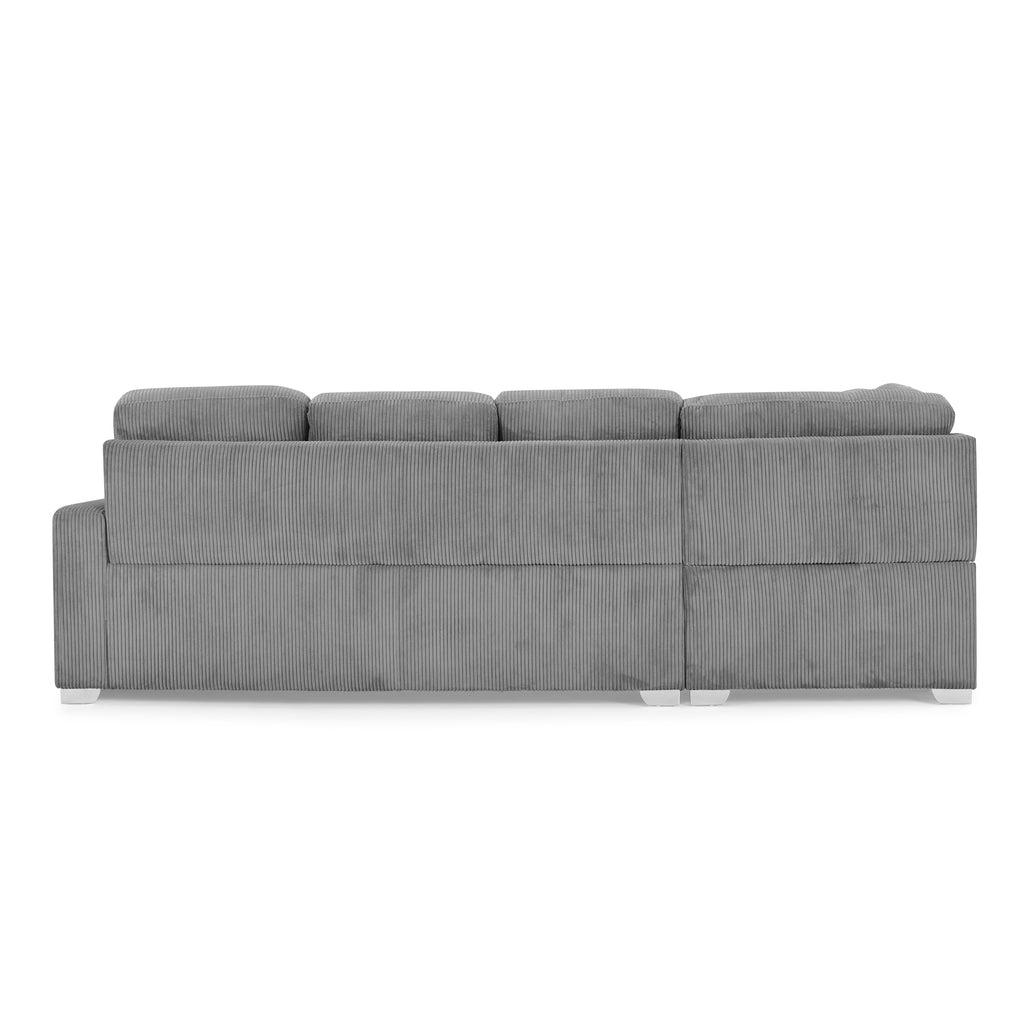 Jasper Jumbo Cord Fabric Left Hand Corner Sofa