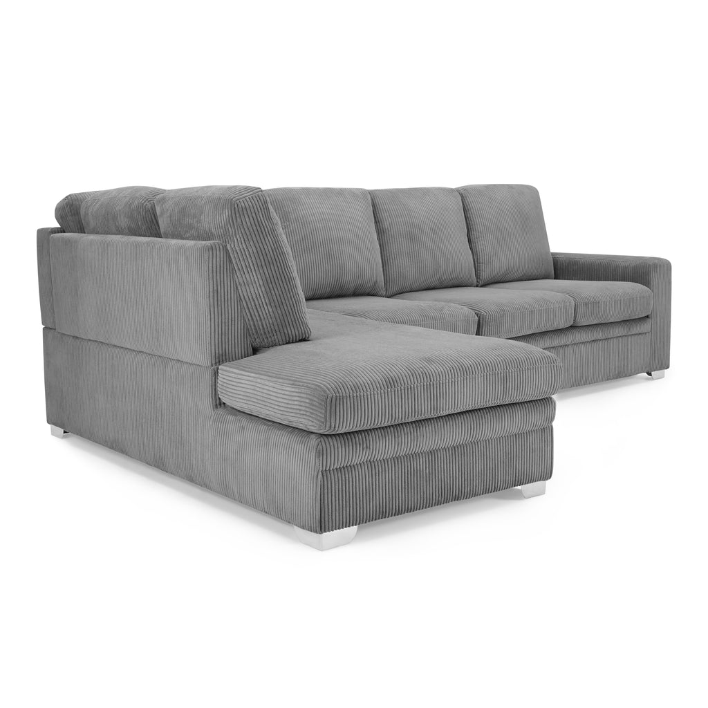 Jasper Jumbo Cord Fabric Left Hand Corner Sofa