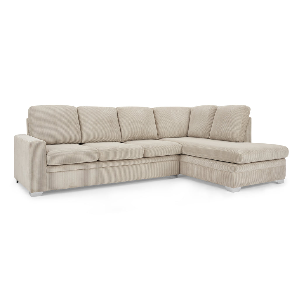 Jasper Jumbo Cord Fabric Right Hand Corner Sofa