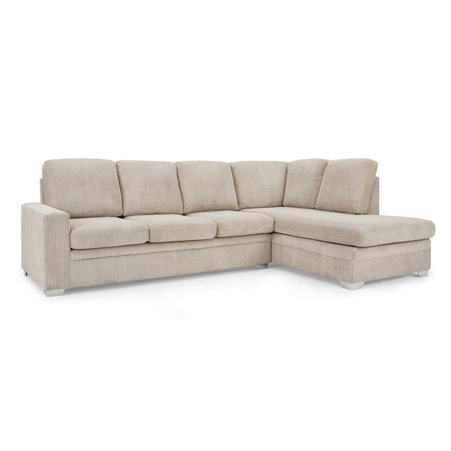 Jasper Jumbo Cord Fabric Right Hand Corner Sofa
