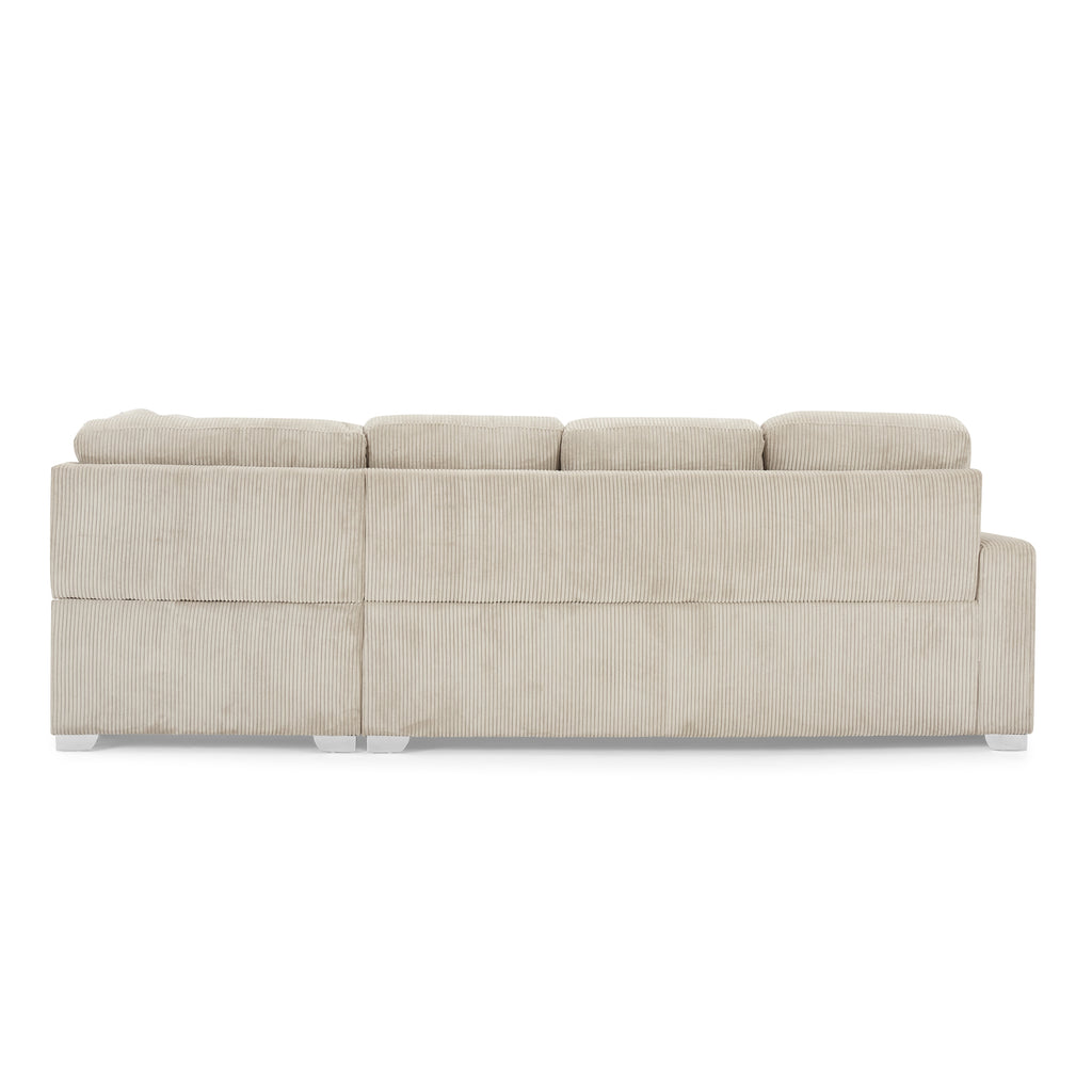 Jasper Jumbo Cord Fabric Right Hand Corner Sofa