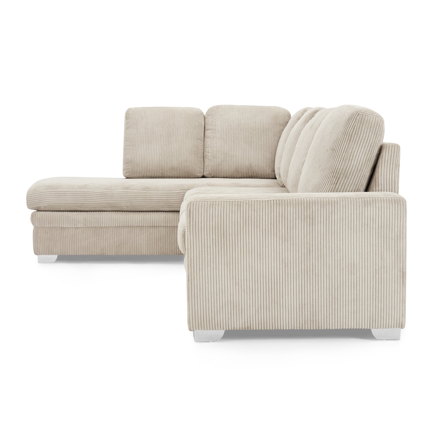 Jasper Jumbo Cord Fabric Left Hand Corner Sofa