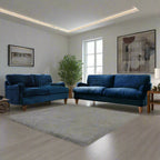 Mason Velvet Fabric 2+3 Seater Sofa