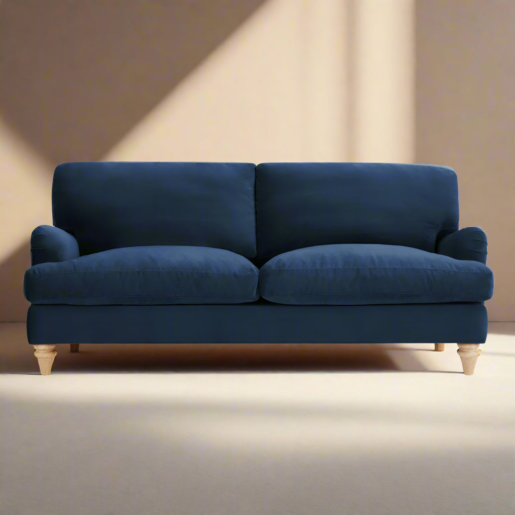 Mason Velvet Fabric 2 Seater Sofa