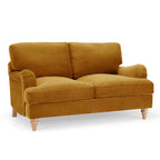 Mason Velvet Fabric 2 Seater Sofa