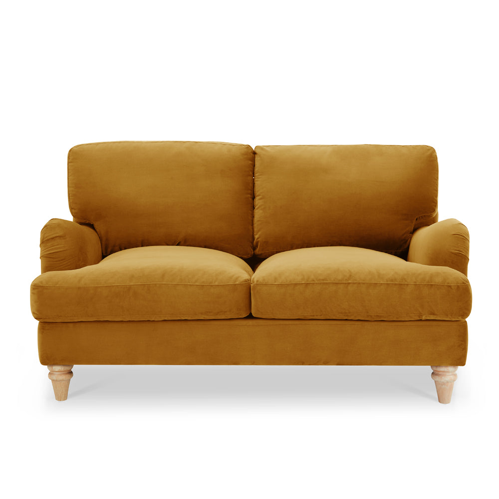 Mason Velvet Fabric 2 Seater Sofa