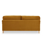 Mason Velvet Fabric 3 Seater Sofa