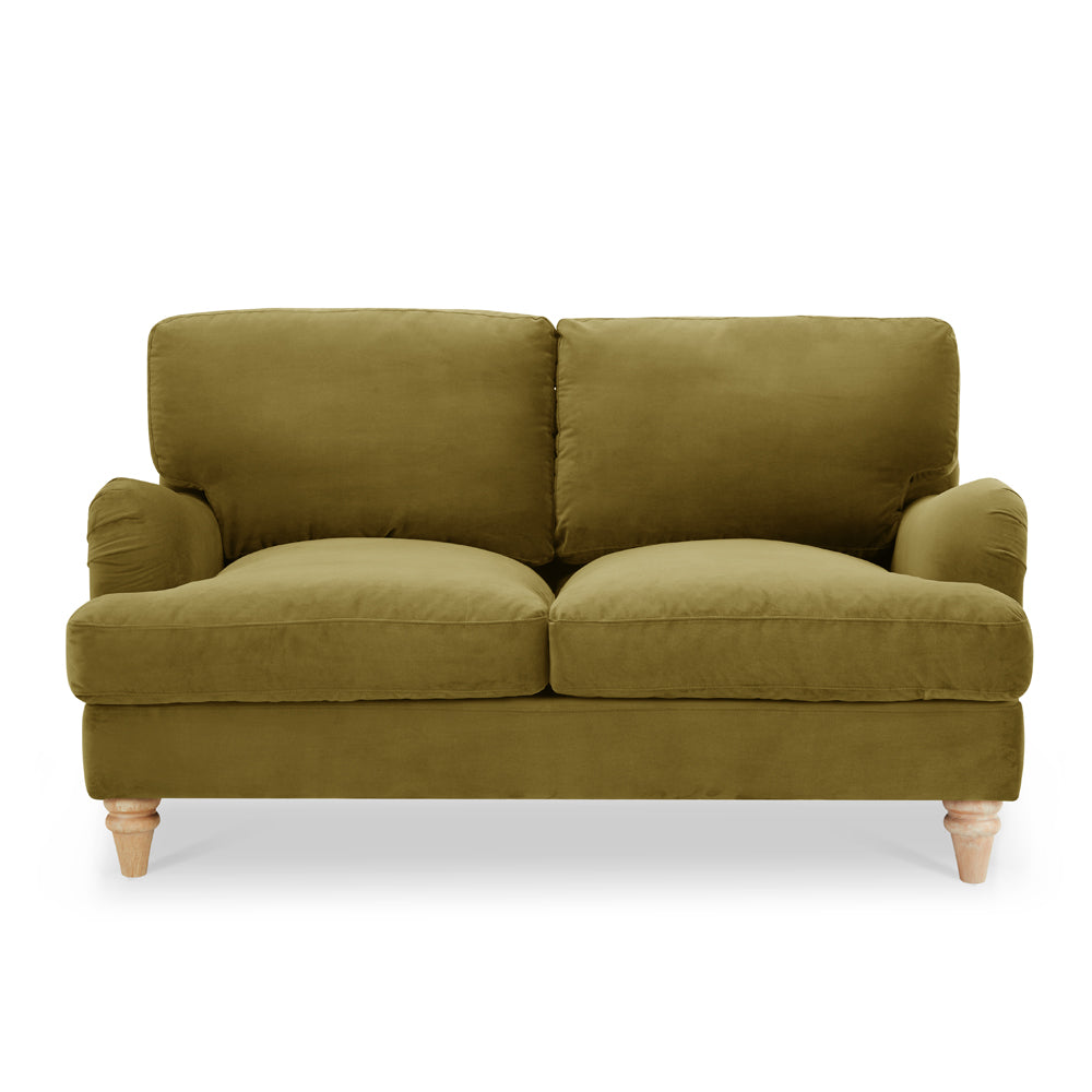 Mason Velvet Fabric 2 Seater Sofa