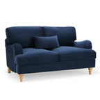 Mason Velvet Fabric 3 Seater Sofa