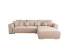 Gusto Universal L Shape Modular Corner Sofa Bed with Storage