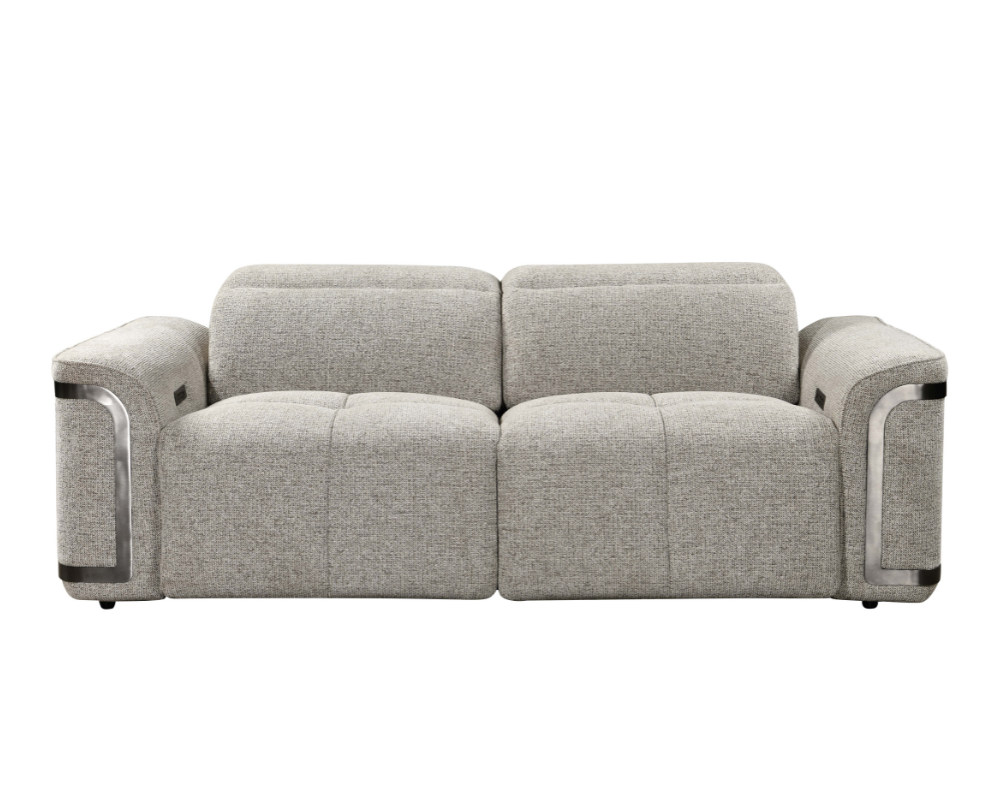 Nova 2+3 Seater Powered Electric Recliner with adjustable Headrest Silver